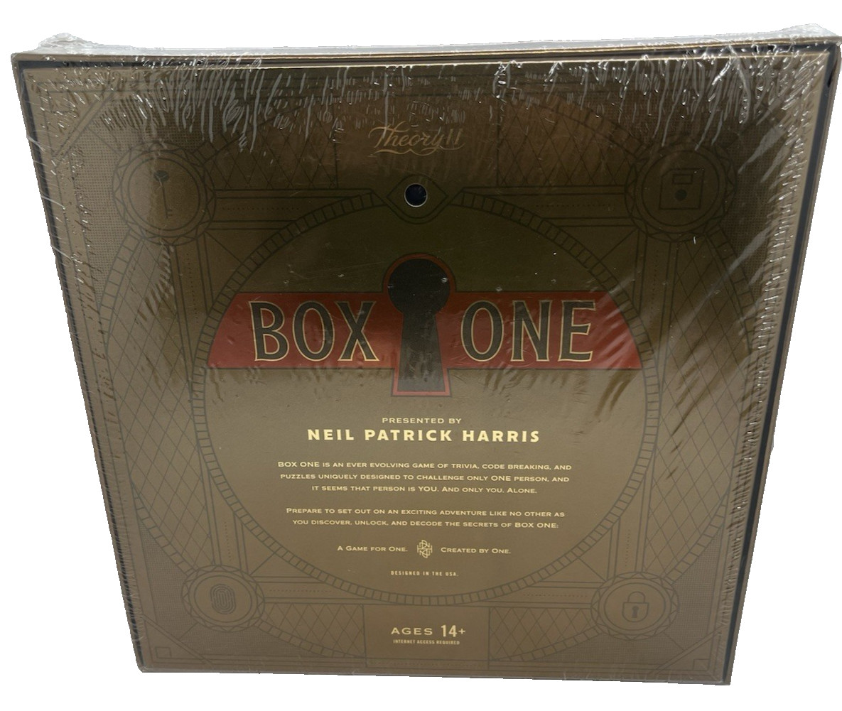 Box One Presented By Neil Patrick Harris Game Theory 11 BRAND NEW SEALED F/S