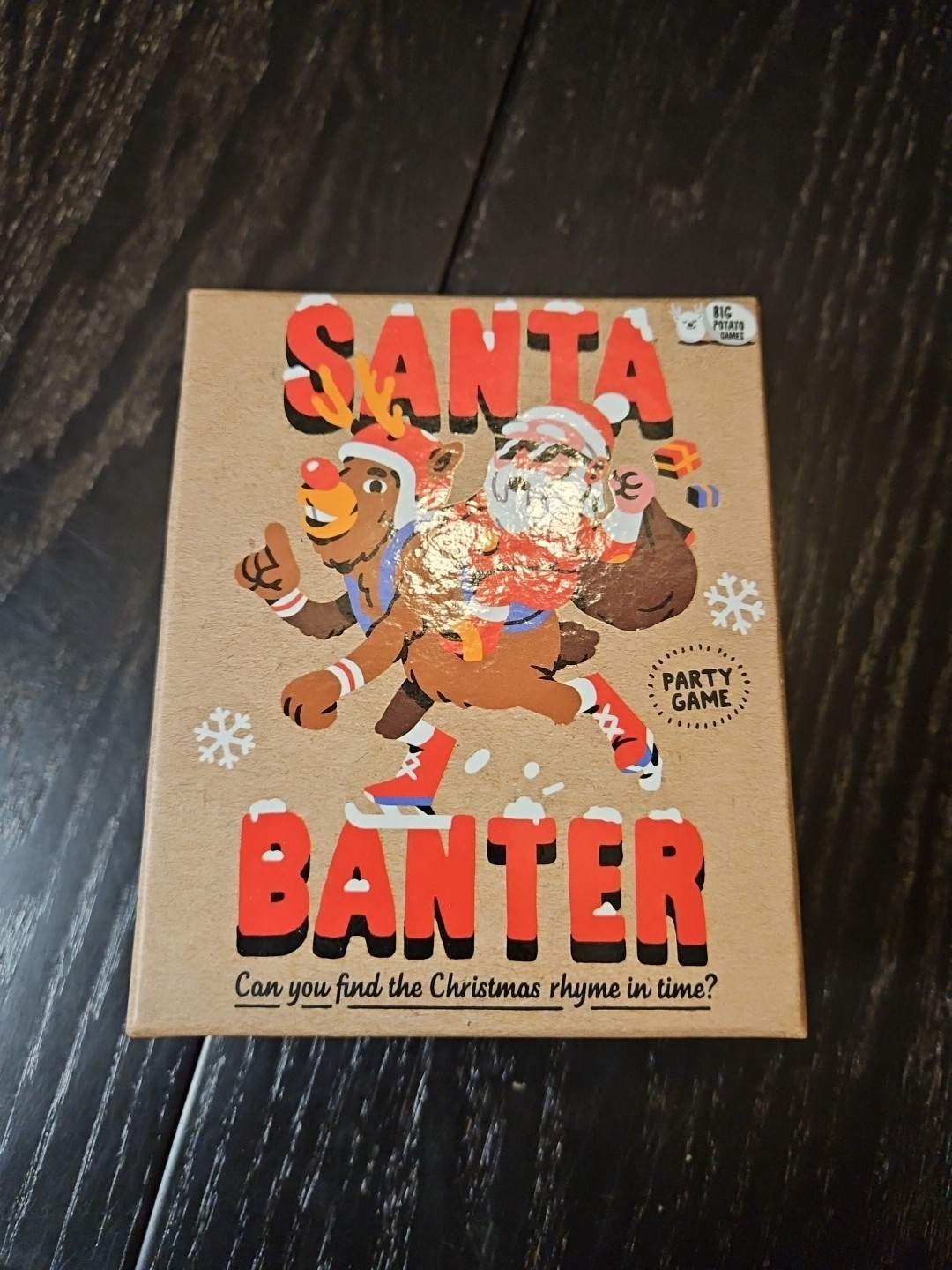 Big Potato Party Game Santa Banter Box New