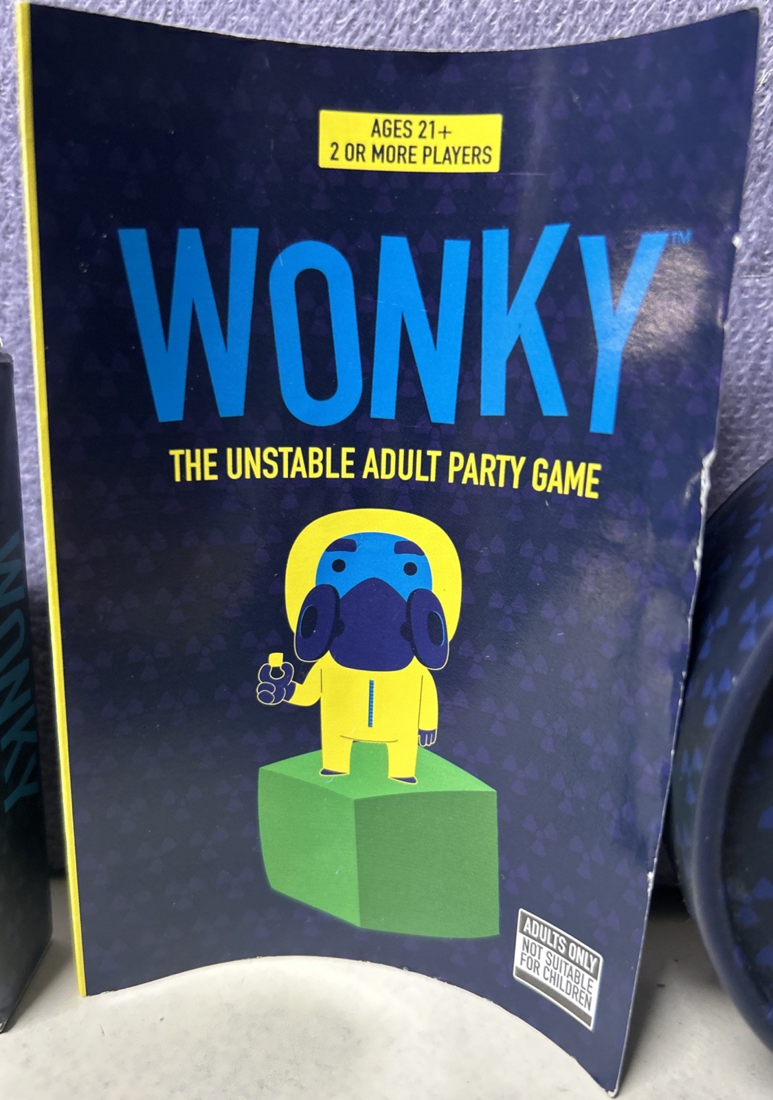 WONKY – USAOpoly Boardgame – The Unstable Adult Party Game Box Excellent!