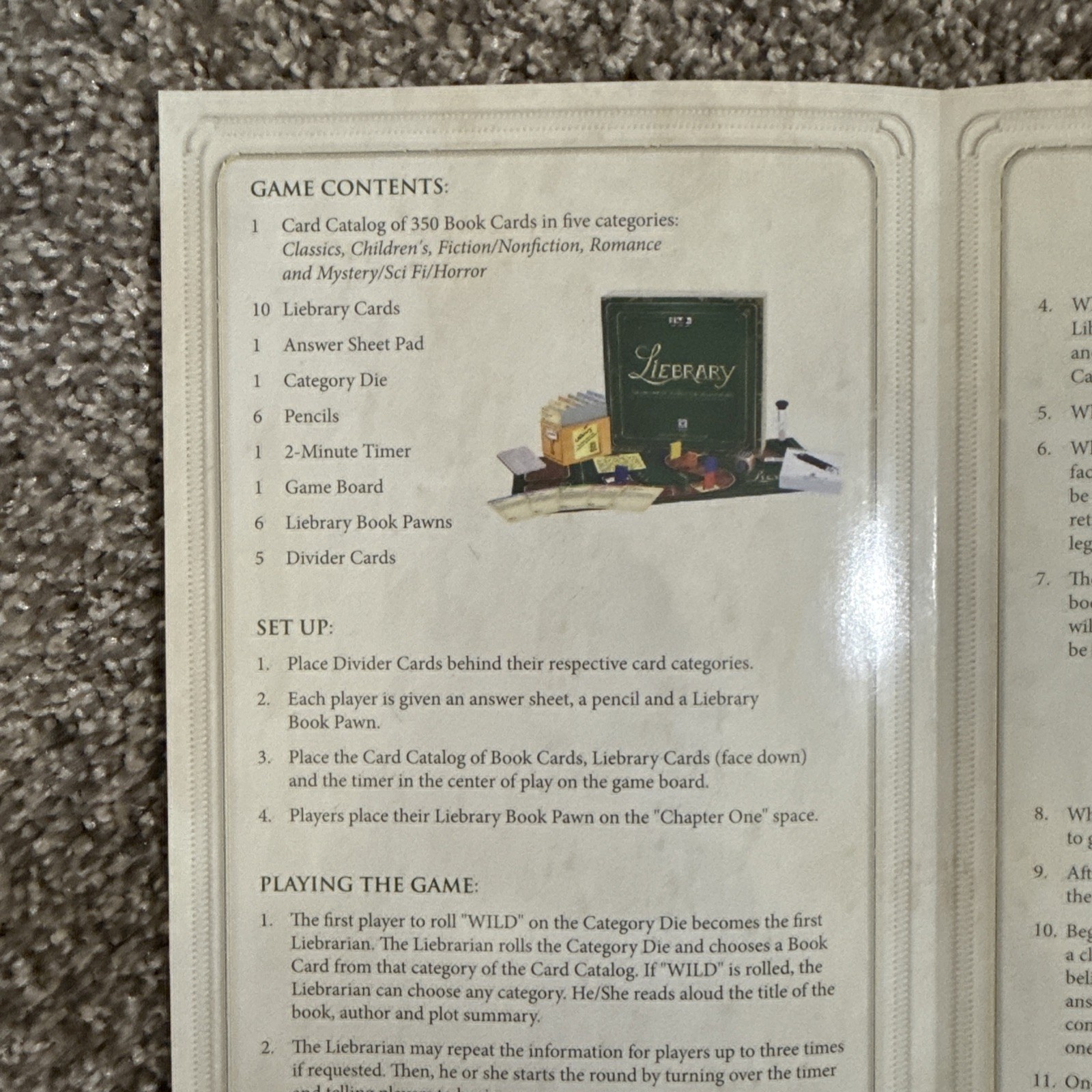 Liebrary Board Game by Discovery Bay Games 2009 Complete