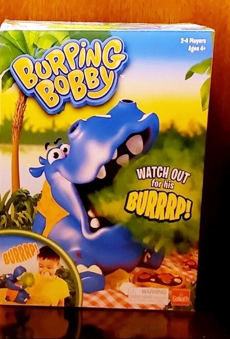 [ New ]/( Burping Bobby )/[ Feed The Hippo Game ]/( Watch out for his Burp! )