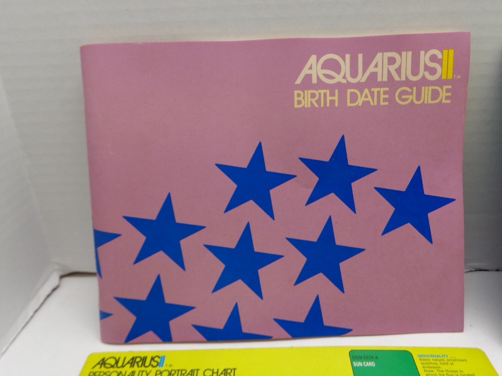 Vintage AQUARIUS II Home Computer Astrology Kit 1973 Reiss Games RARE Complete