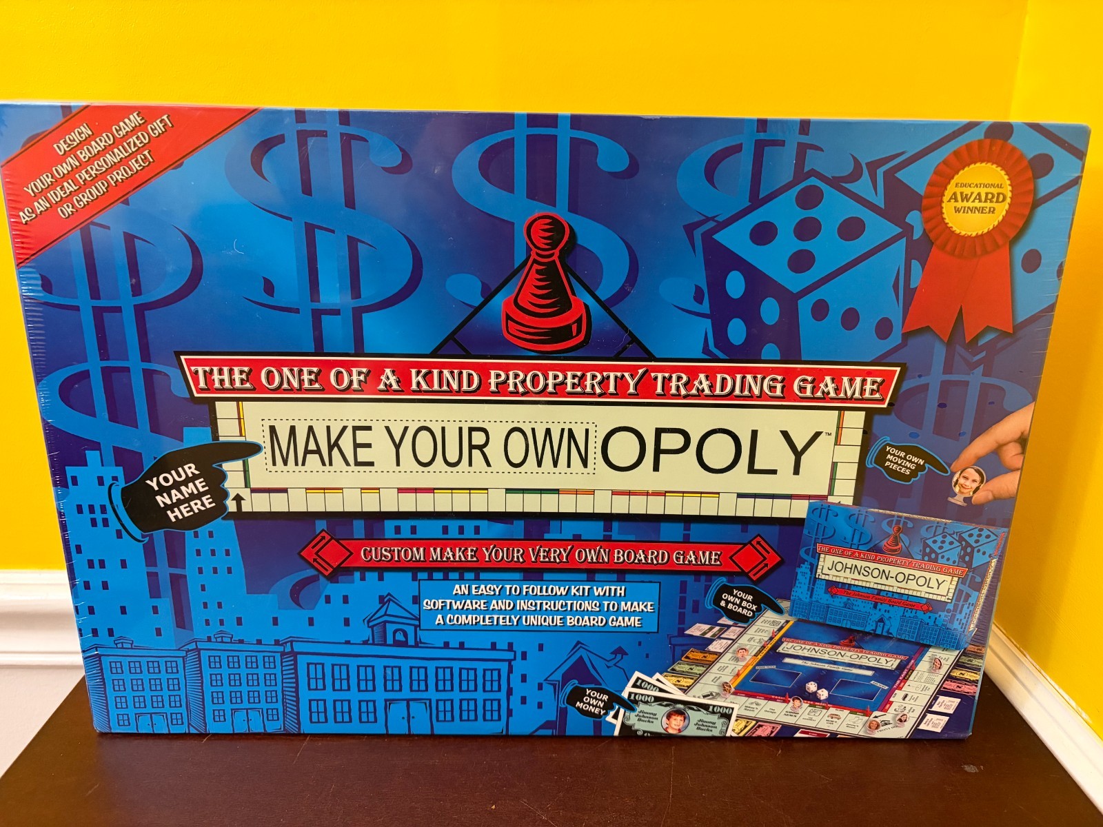 Sealed 1998 TDC Games Make Your Own Opoly Custom Board Game Creator #2100