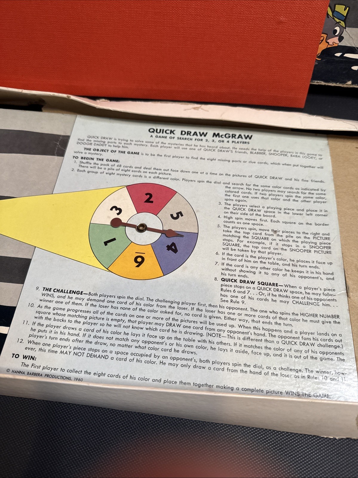 quick draw McGraw Private Eye game READ Bad Box