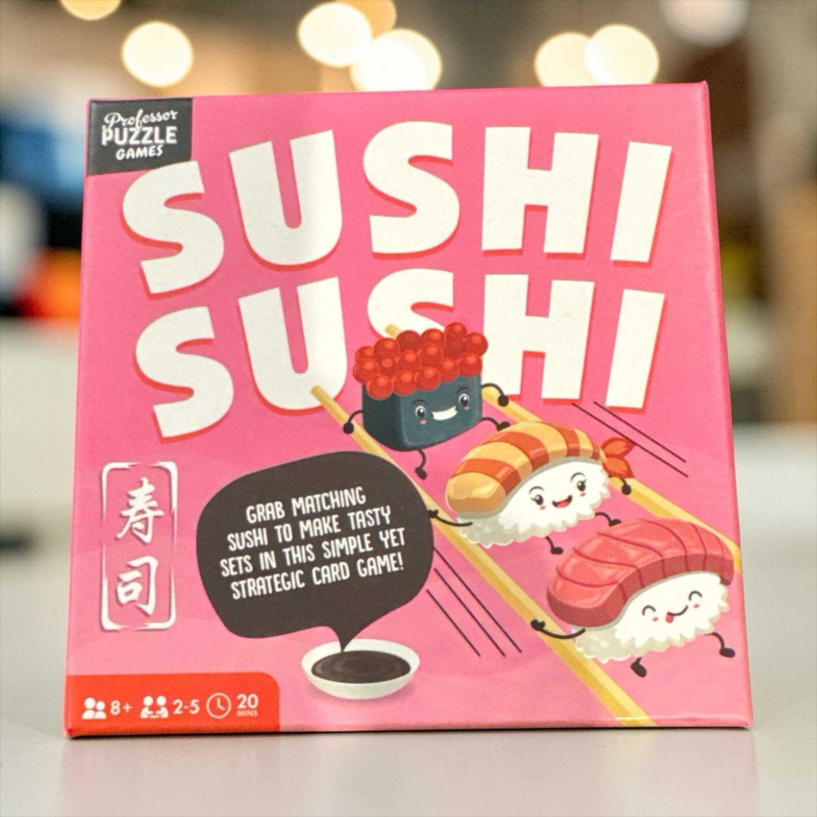 Sushi Sushi Matching Card Game Professor Puzzle Fun Strategic Family Party Gift