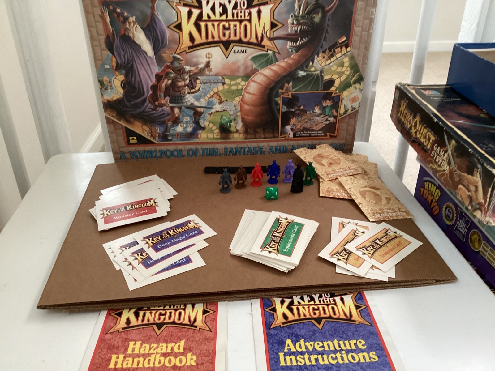 Key to the Kingdom Board Game COMPLETE! Golden 1992