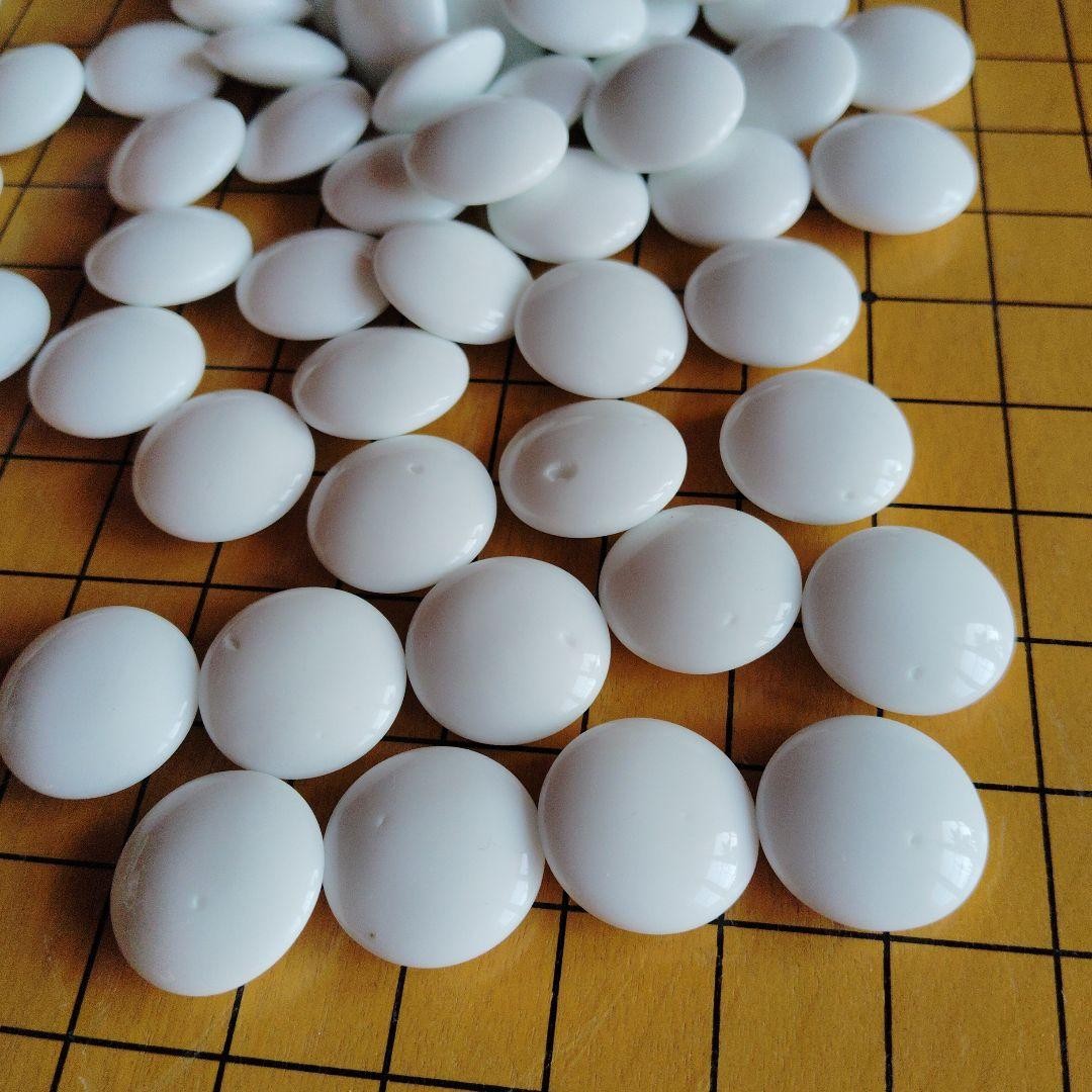 Japanese Go Stones White 180 & Black 180 & Go Bowls for IGO Game Vintage Japan