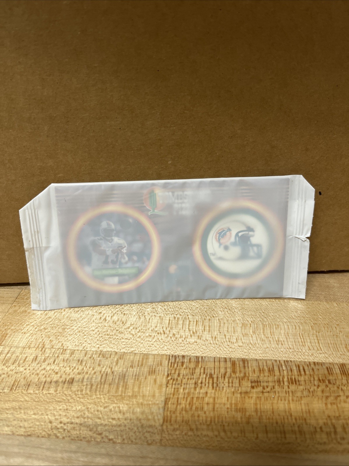 1995 Tombstone Pizza Quarterback Club Pog #6 Dan Marino Dolphins SEALED Box 236
