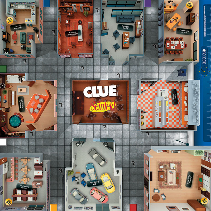 Seinfeld CLUE® AGE 9+ 2-6 players 60 minutes + FREE DVD
