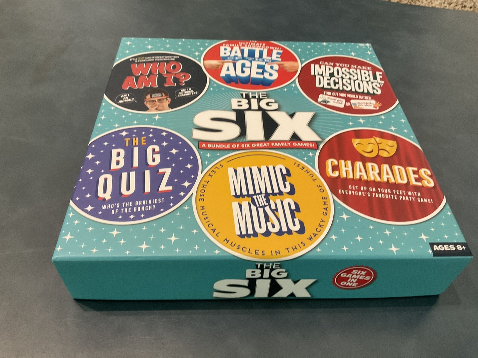 The Big Six Board Game (2019) 6 games in one