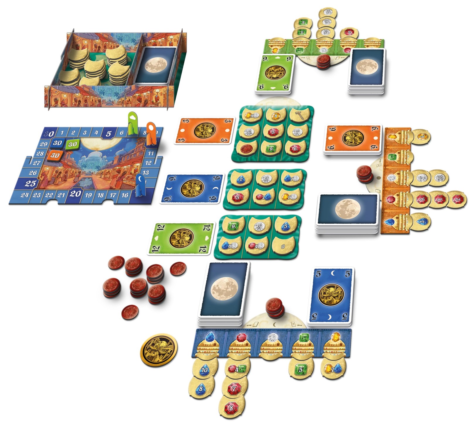 Moonlight Market F&F Compact Edition – Queen Games