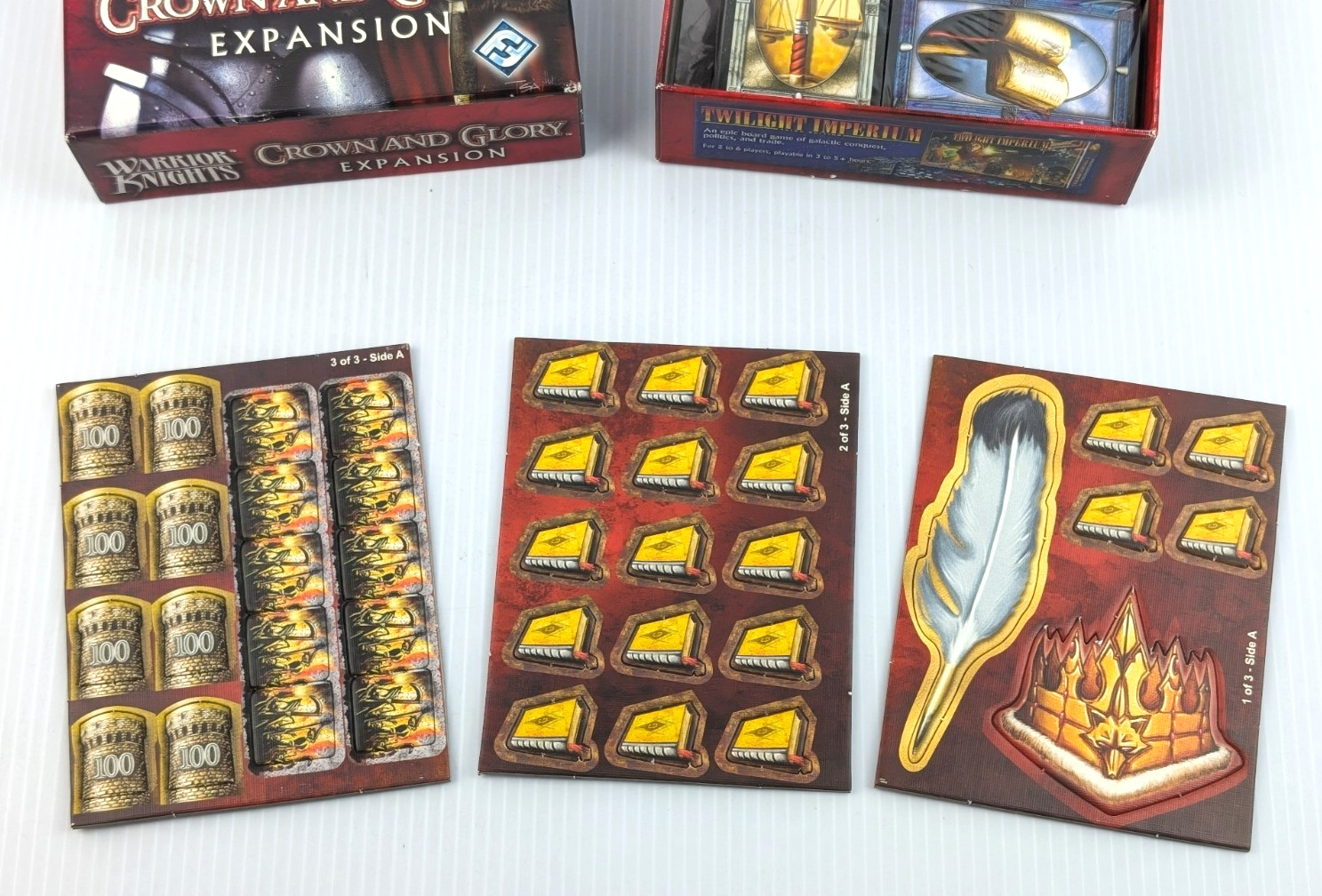 Warrior Knights: Crown and Glory Expansion NEW OPEN BOX