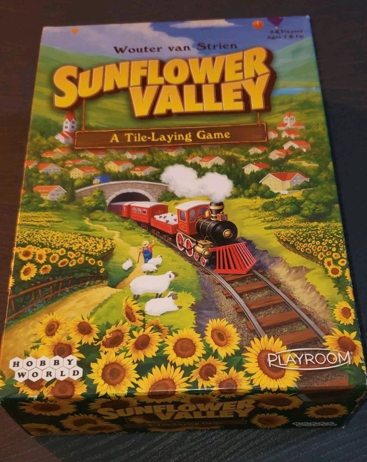 Playroom Entertainment Boardgame Sunflower Valley – A Tile Laying Ga Box EX/NM
