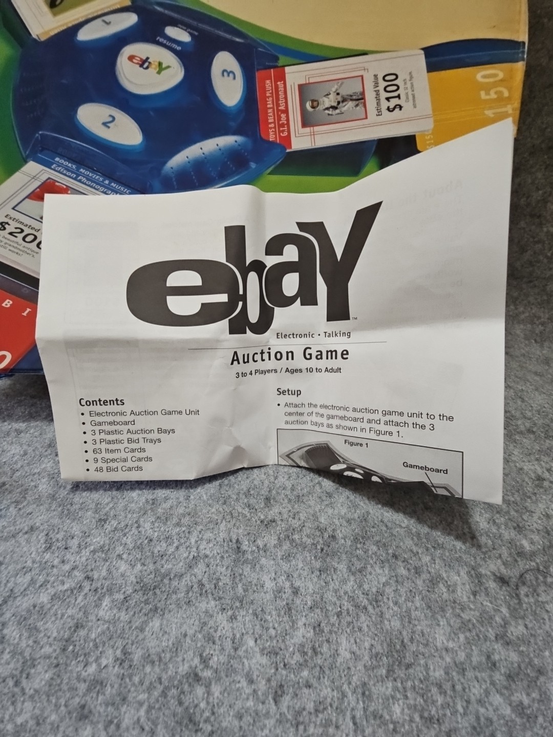 Ebay Electronic Talking Auction Game Family Fun Game – Complete And Tested.