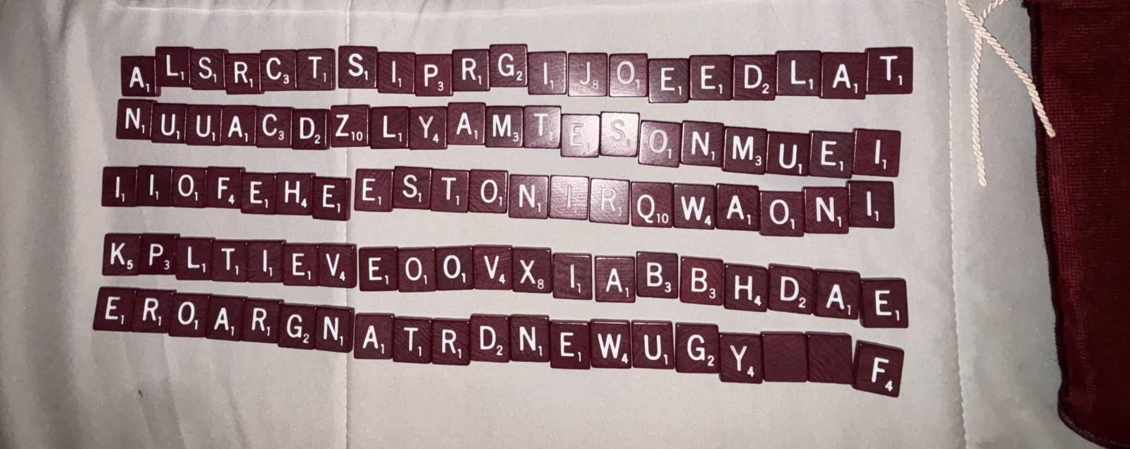 Scrabble Deluxe Edition Board Game Crossword Rotating Board 4034 1989 Complete