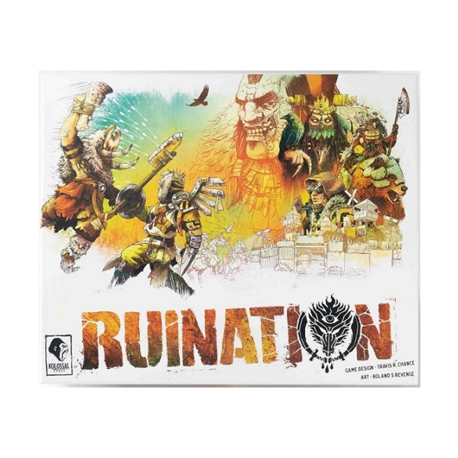Kolossal Board Game Ruination w/The World That Was Expansion (Two Boxes) EX/NM