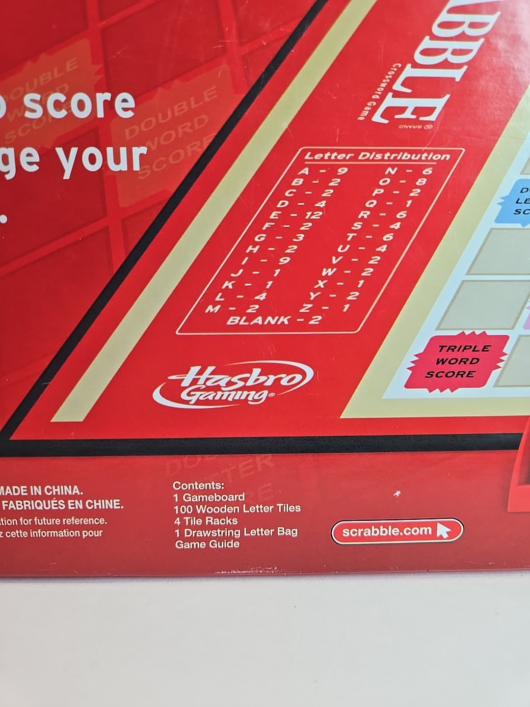RR | Scrabble Crossword Game Hasbro 2013 Complete