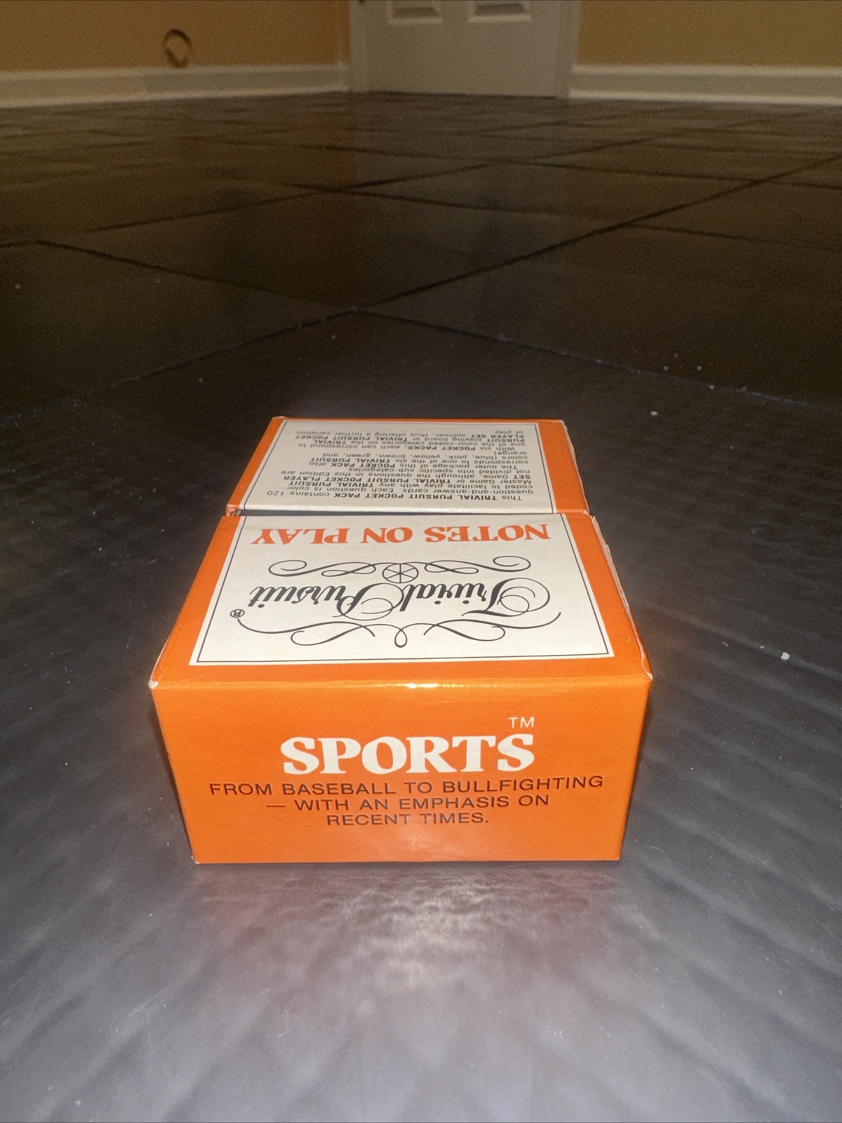 TRIVIAL PURSUIT SPORTS MINI PACK FOR TEENS AND ADULT 120 CARDS COMPLETE