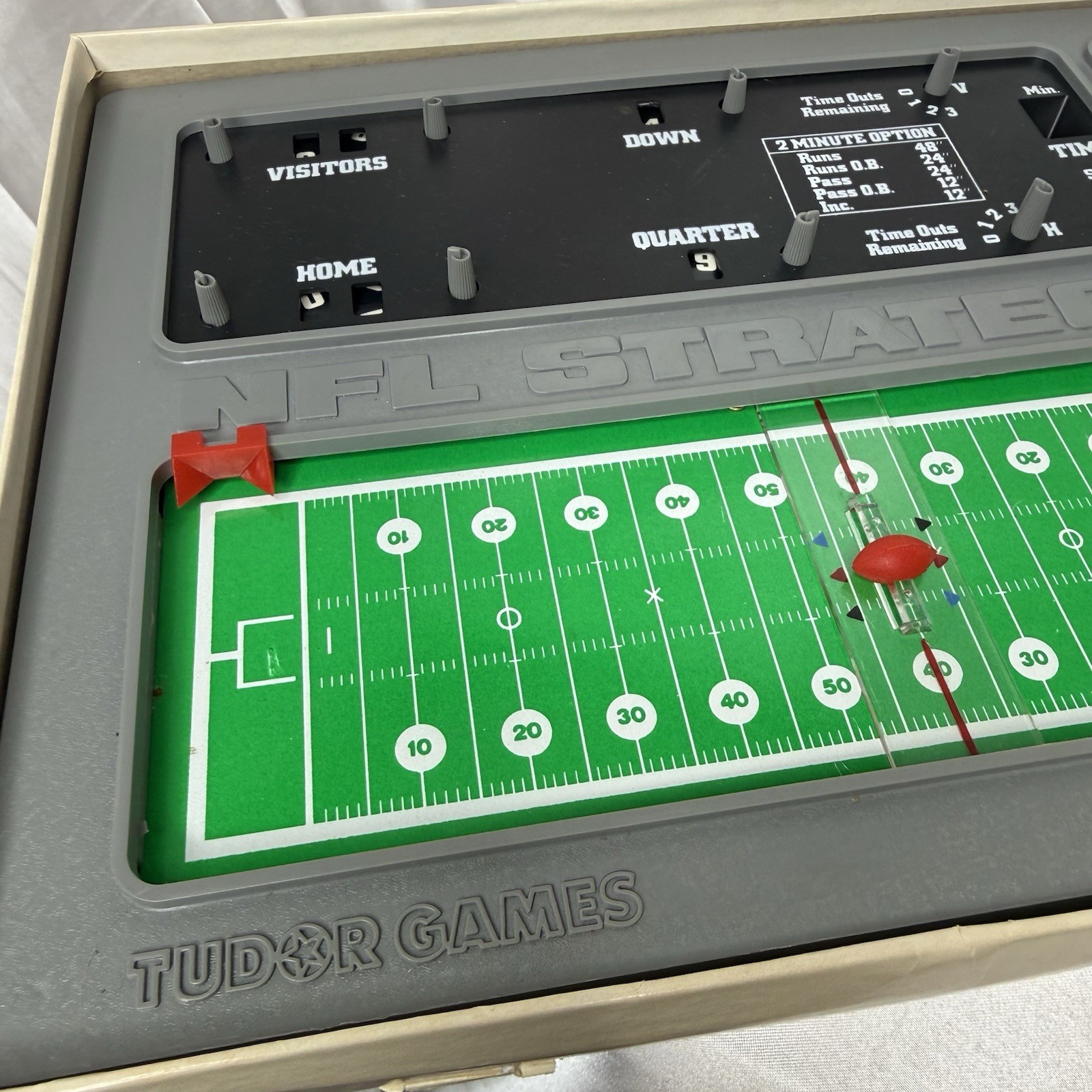 Vintage NFL Strategy Football by Tudor Games 1979/80 with original box PREOWNED