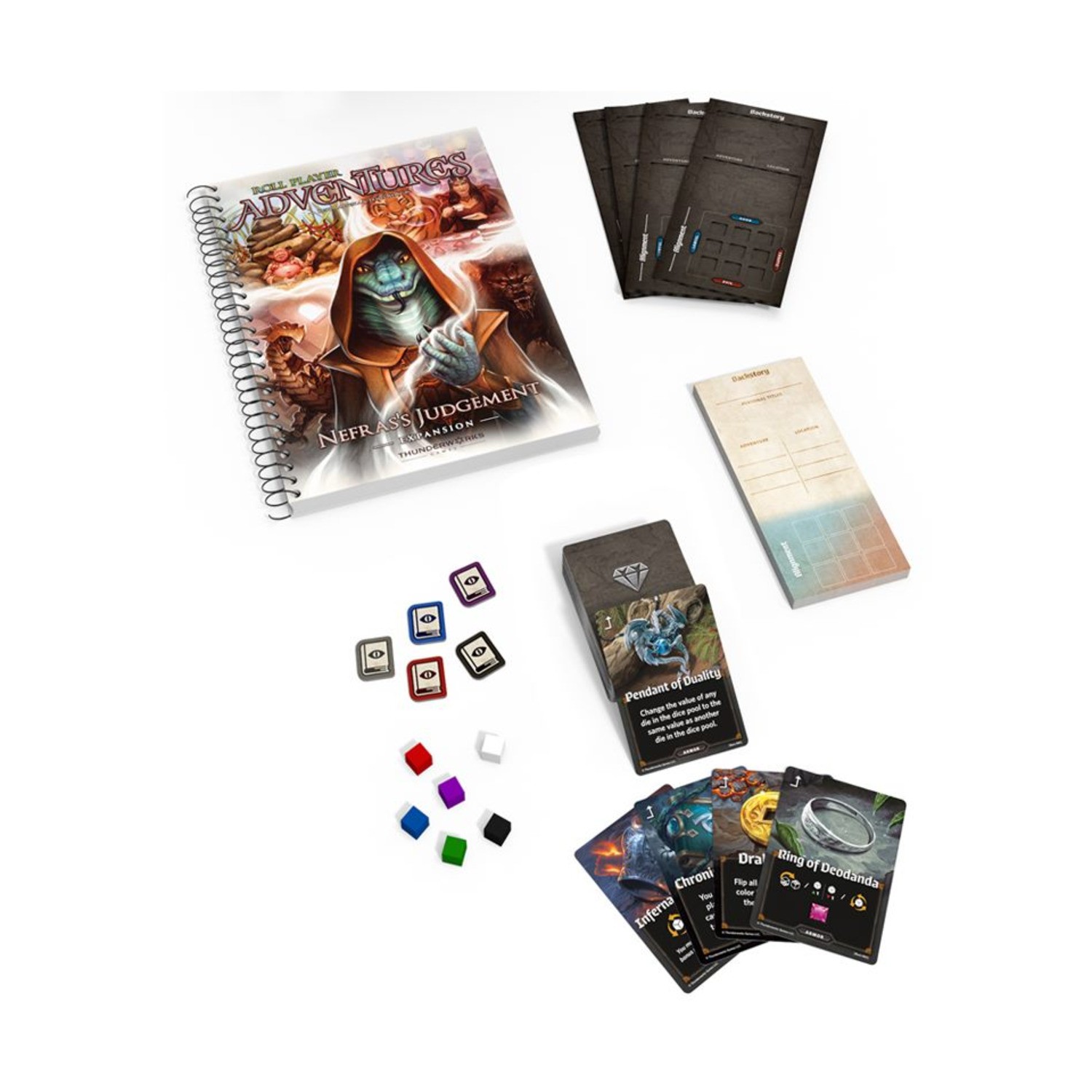 Thunderworks Dice Game Roll Player Adventures – Nefras’s Judgement (2nd) Box NM