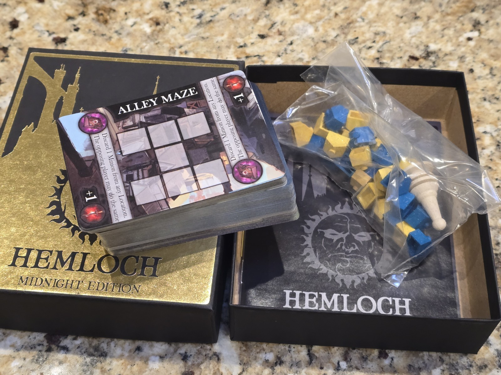 Hemlock Midnight Edition John Clowdus Small Box Games 2015 Card Game