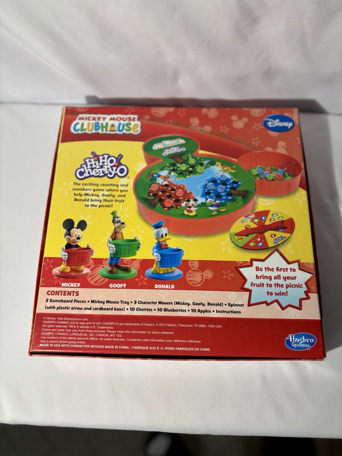 Mickey Mouse Clubhouse Hi Ho Cherry-O Game Ages 3+ Hasbro
