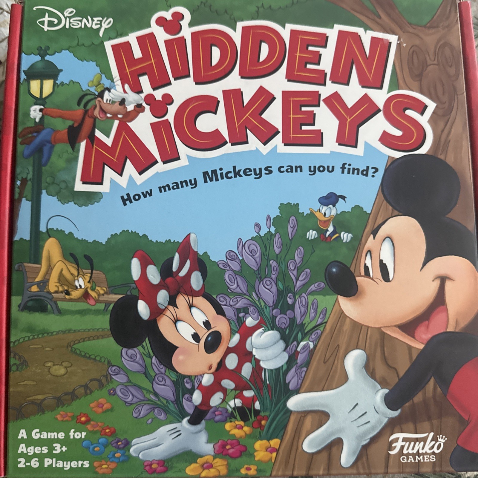 Disney Hidden Mickey Board Game for Kids 2 to 6 Players Fun Gameplay Ages 3+