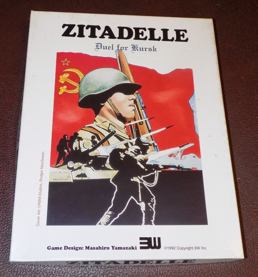 Zitadelle Duel for Kursk 1943 Greatest Tank Battle in History 3W 1992 Unpunched