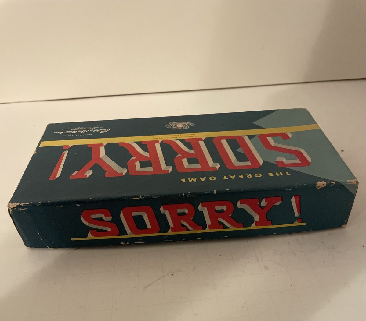 Vintage 1950 Sorry! Board Game Wooden Pieces, Wood Pawns, Cards, Instructions