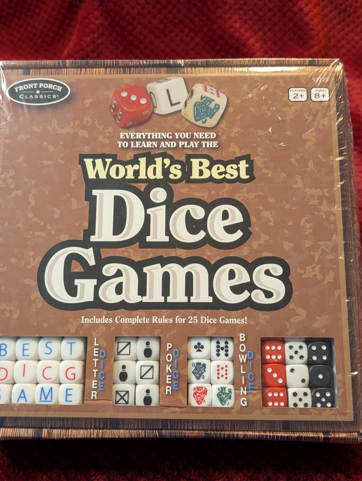 World’s Best Dice Games By Front Porch Classics 25 Dice Games NIB Sealed