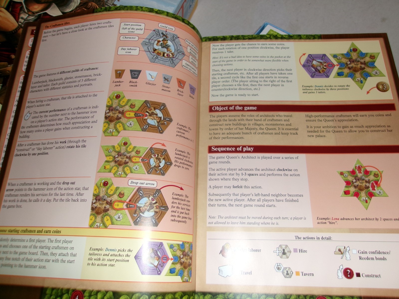 Queen’s Architect Board Game Volker Schachtele ages 10 up 60 min 2-4 players NEW