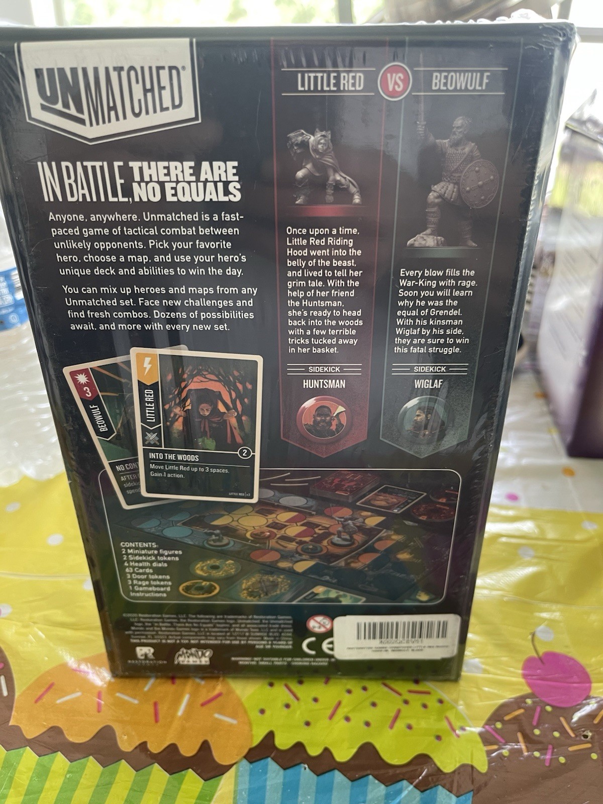 Unmatched Little Red Riding Hood vs Beowulf 2 Player Game Mondo Games New Sealed