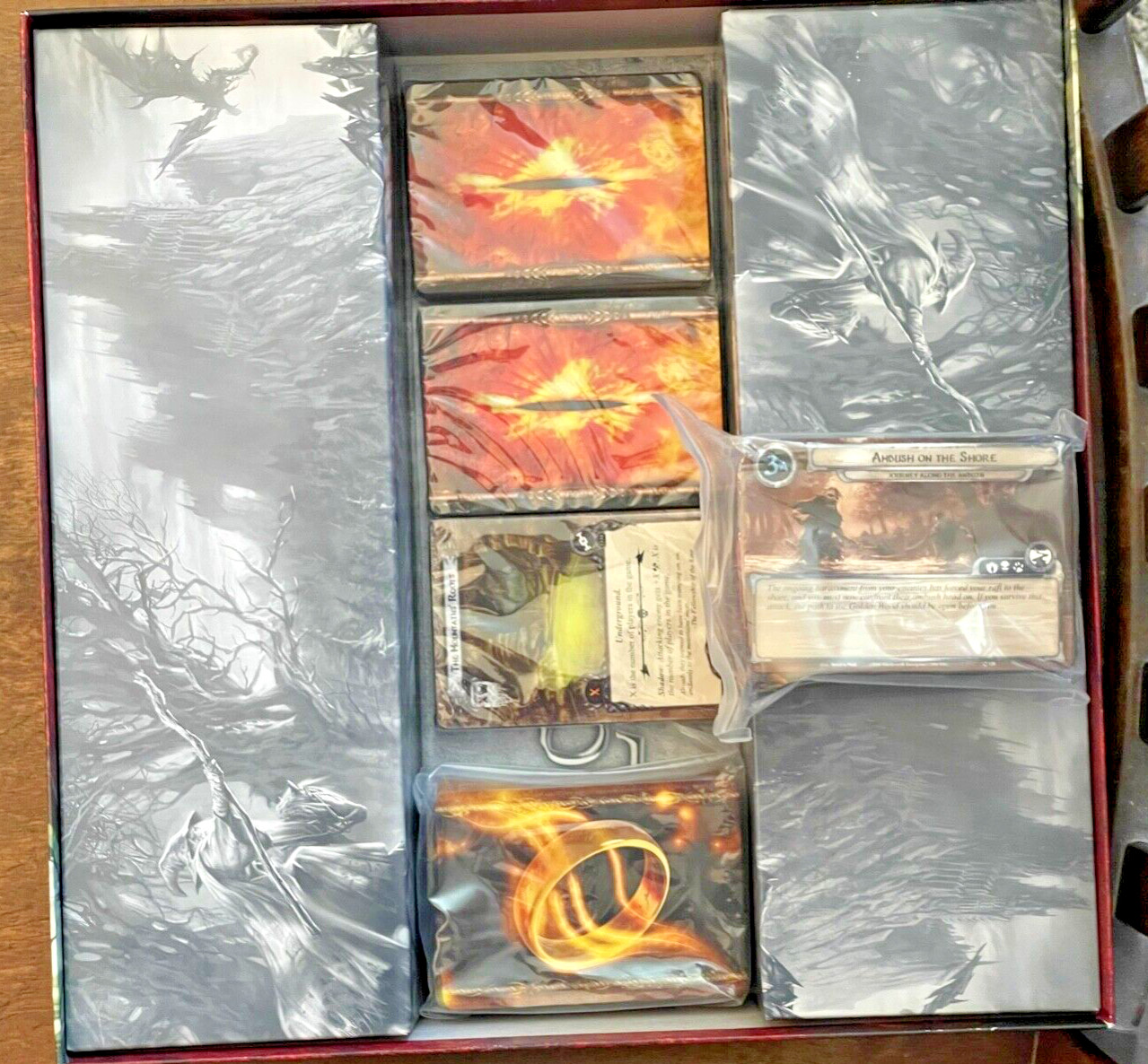 Lord of the Rings Card Game Fantasy Flight LOTR Living 100% UNPUNCHED In Box