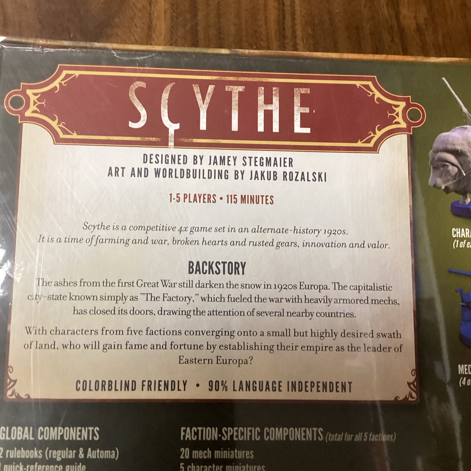 Stonemaier Games Scythe Board Game 1-5 Players 14+ 115 Min
