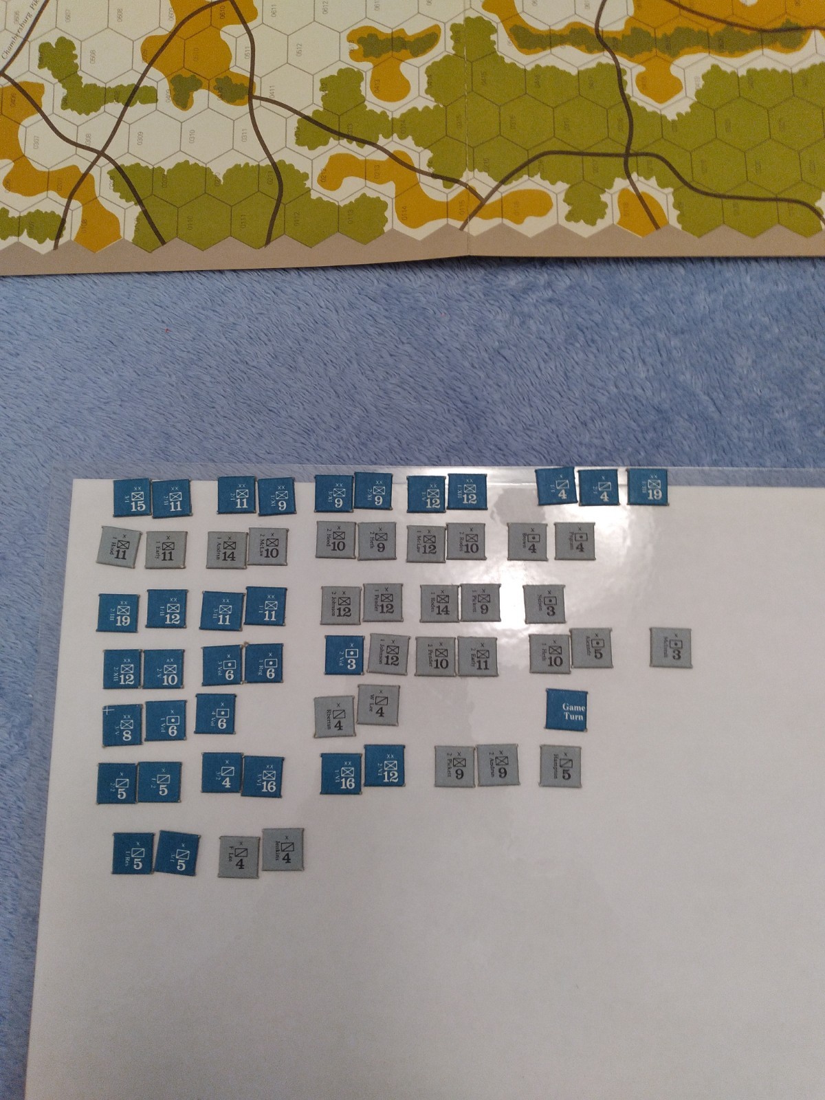 SPI Folio Wargame Blue & Gray I – Cemetery Hill Bag