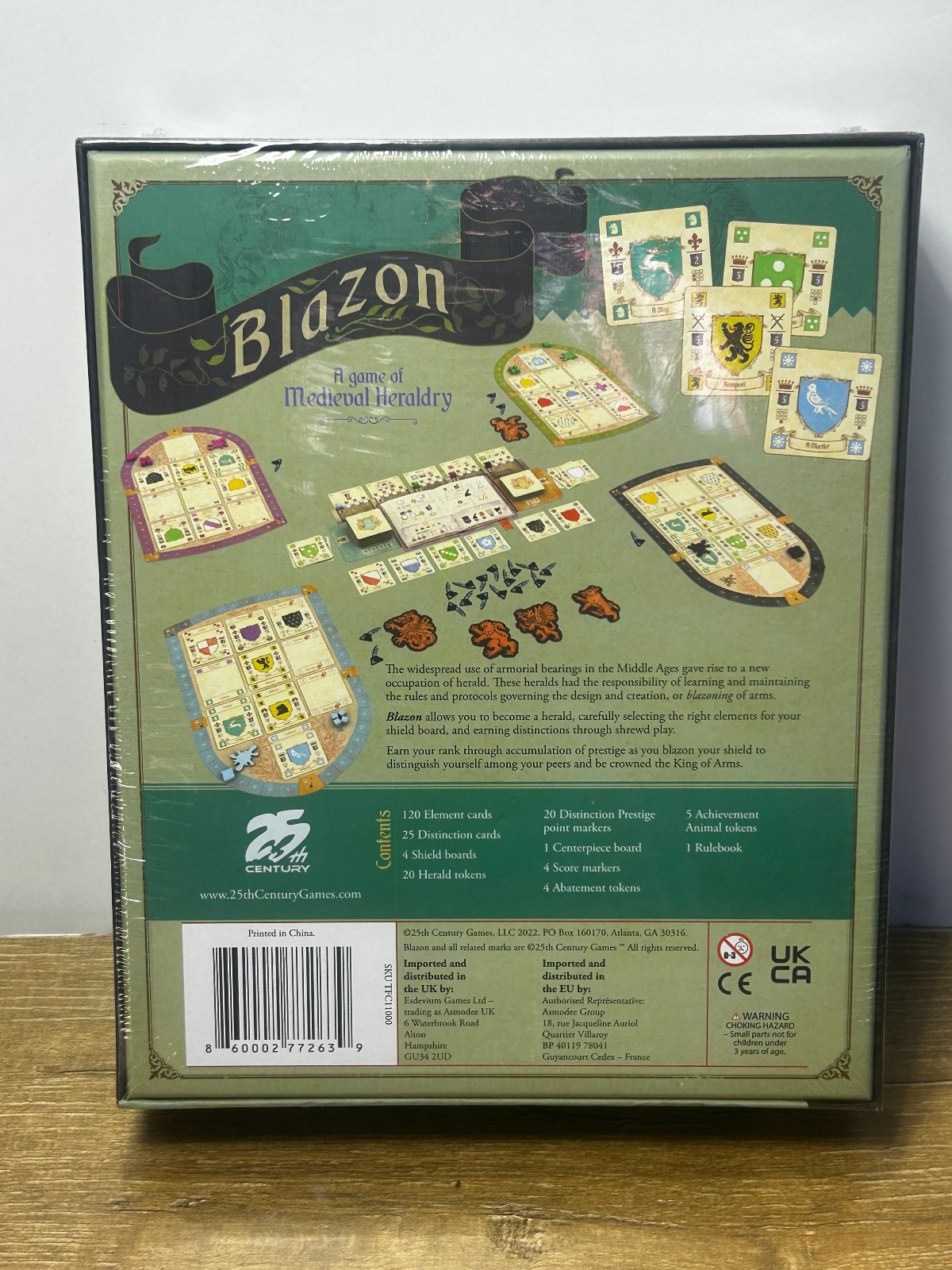 Blazon: Board Game 25th Century Games NEW