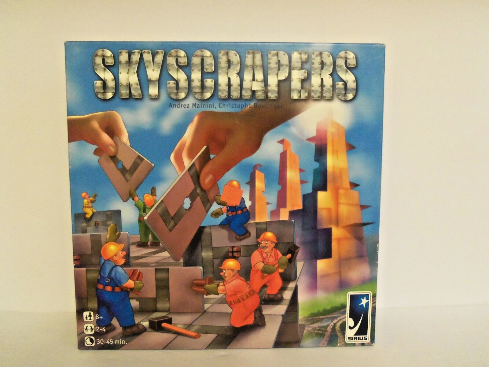 Skyscrapers Boardgame Strategy Construction Family Play Building Ages8+ Sirius