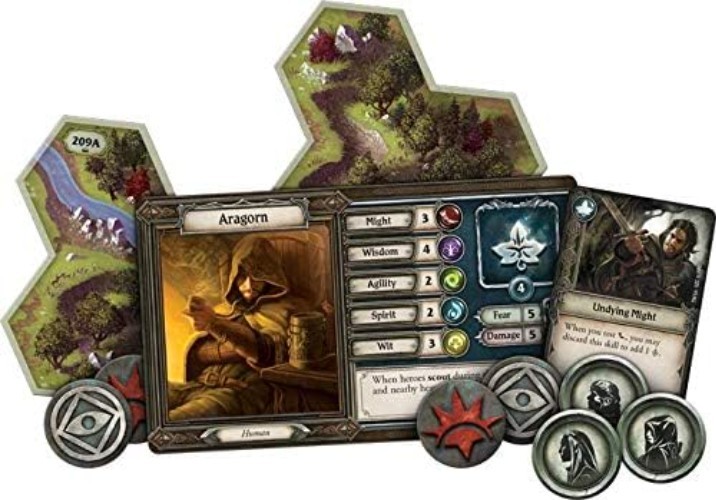 Experience Epic Journeys in Middle-Earth: Cooperative Board Game for 1-5 Players