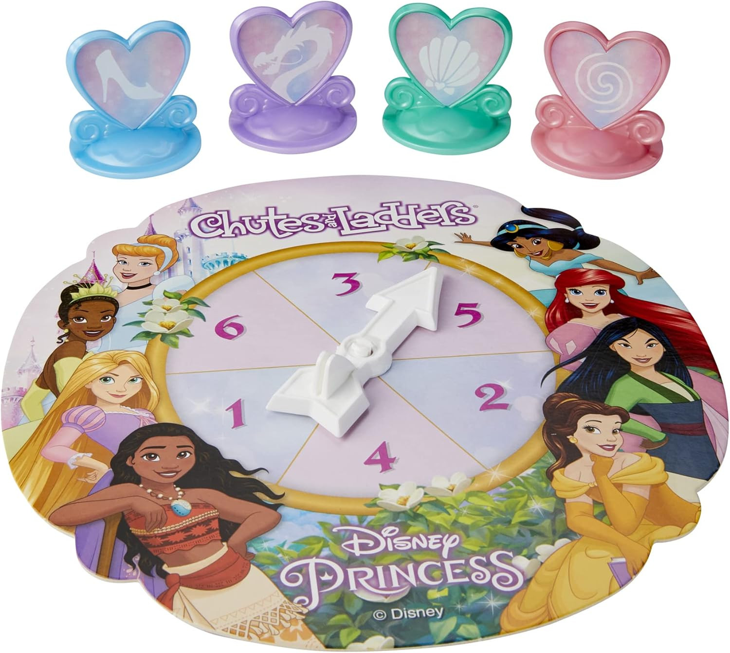 Gaming Chutes and Ladders: Disney Princess Edition Board Game for Kids Ages 3