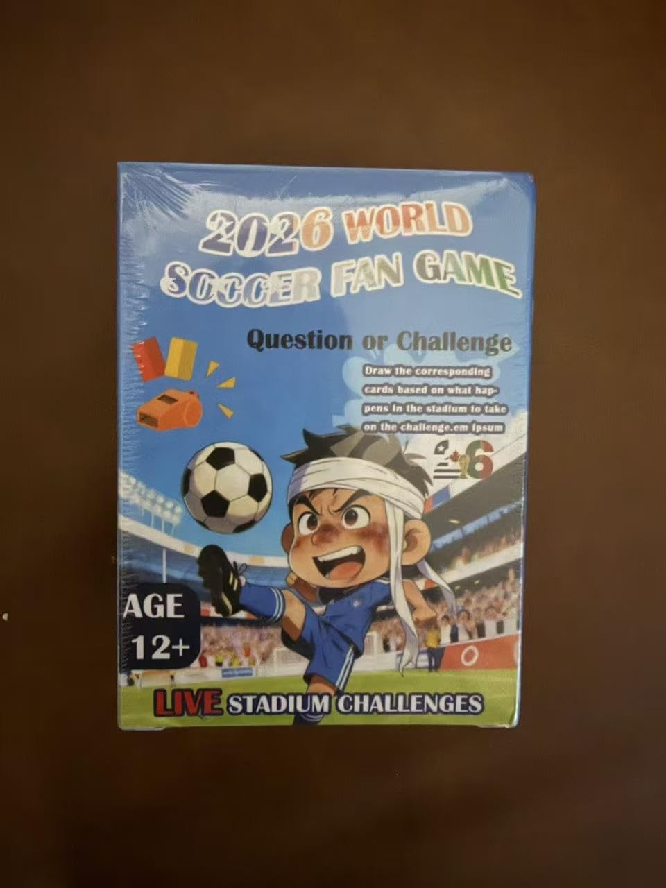 2026 World Soccer Live Watch Party Game – 120 Challenges & Questions Interact…