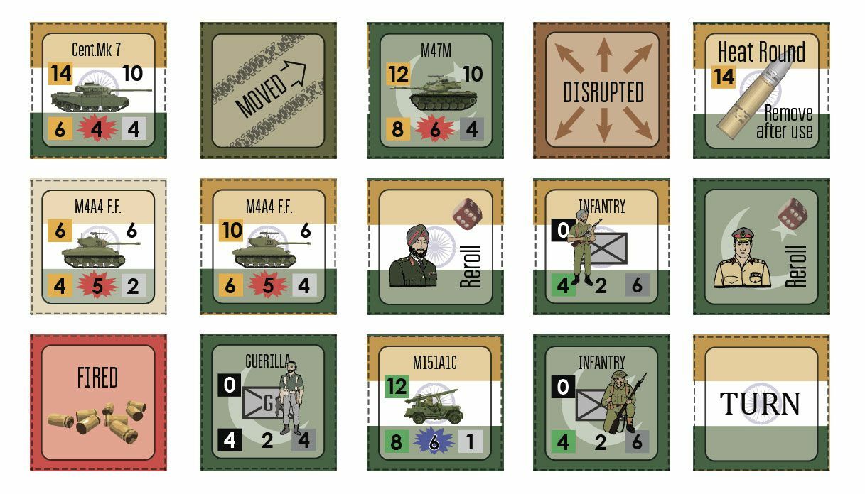 Tiny Battle Wargame Platoon Commander India Pakistan New In Zip Fast Shipping