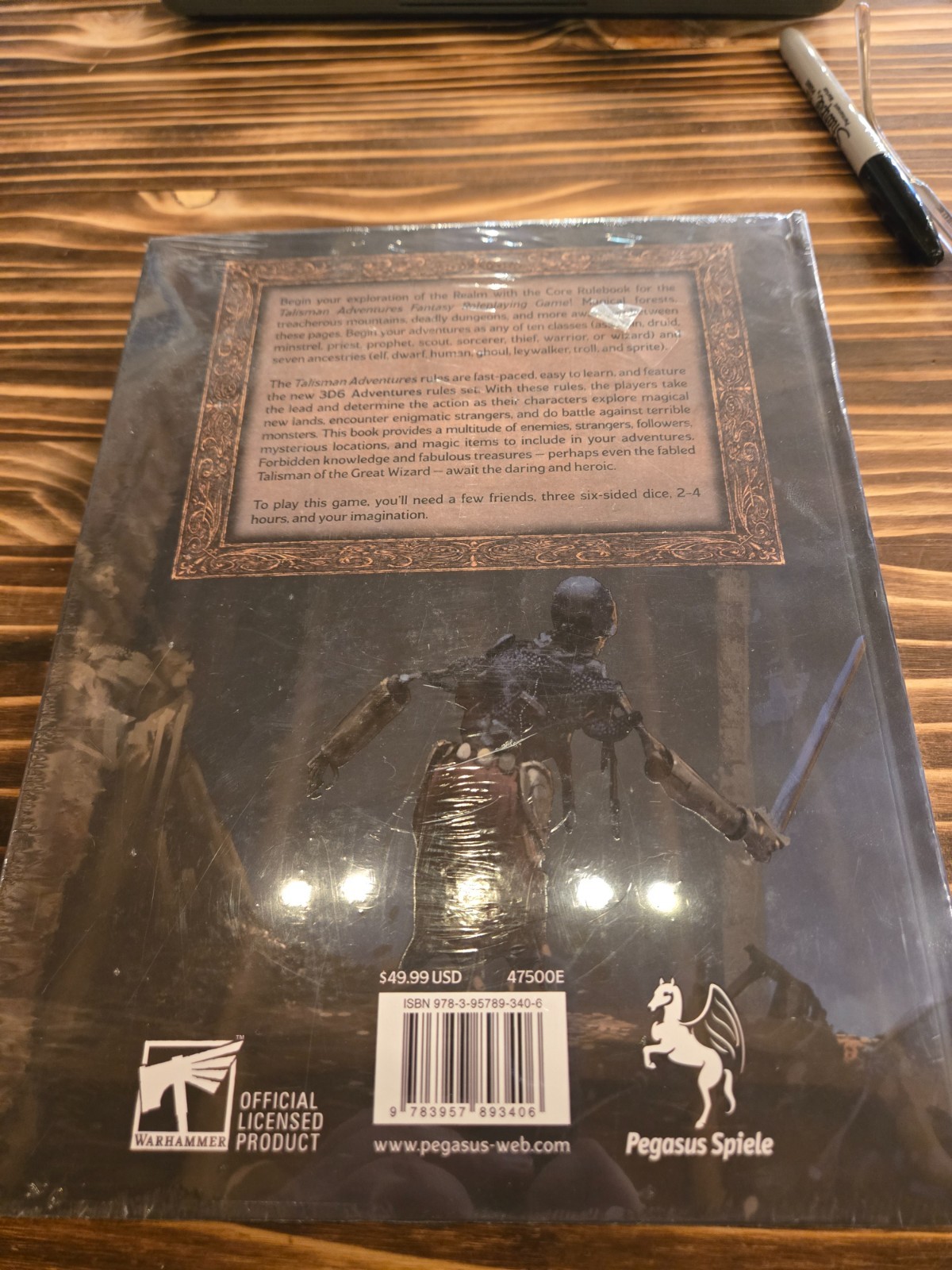 Talisman adventures role playing game – Core rule book (GF)