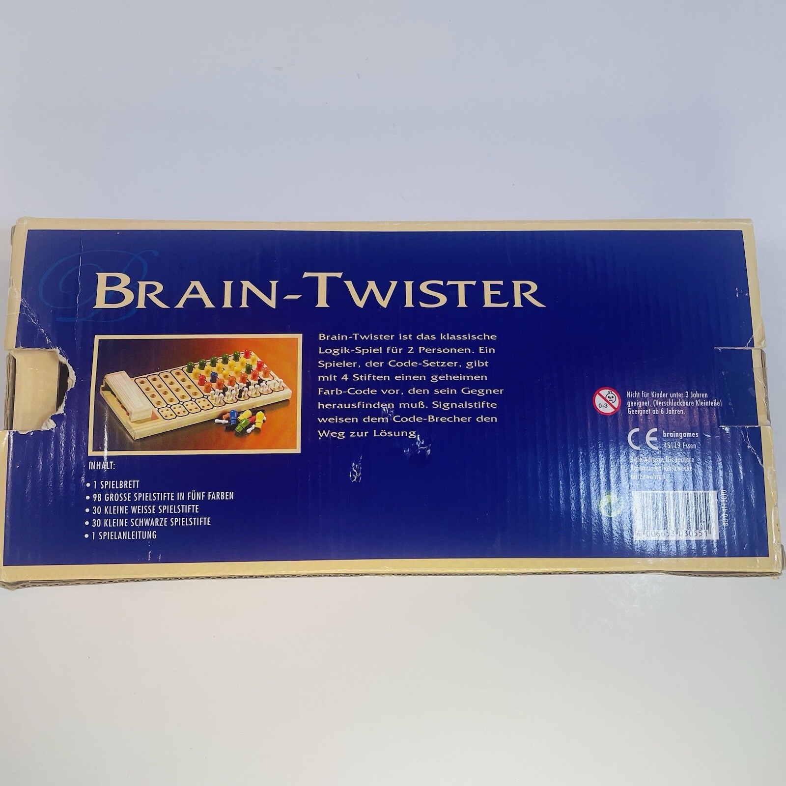 Brain-Twister Code Breaker Strategy Game Crafted Wood Set Exclusive Edition