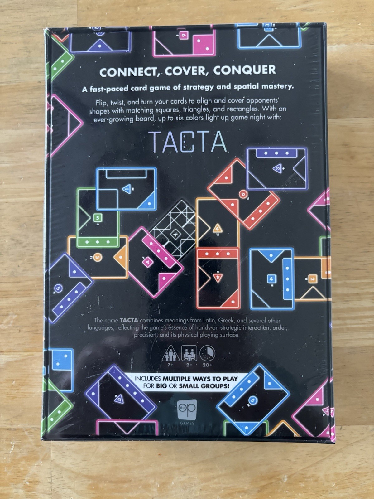 The OP Games TACTA Strategy Fast-Paced Card Game 2+ Players Ages 7+