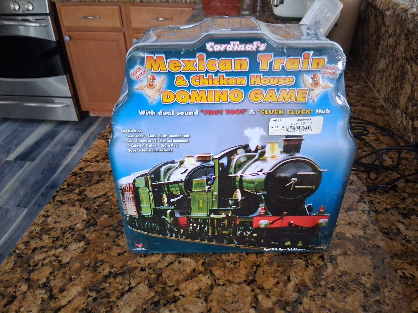 Cardinal’s Mexican Train & Chicken House Domino Game w/ Sound Hub Factory Sealed