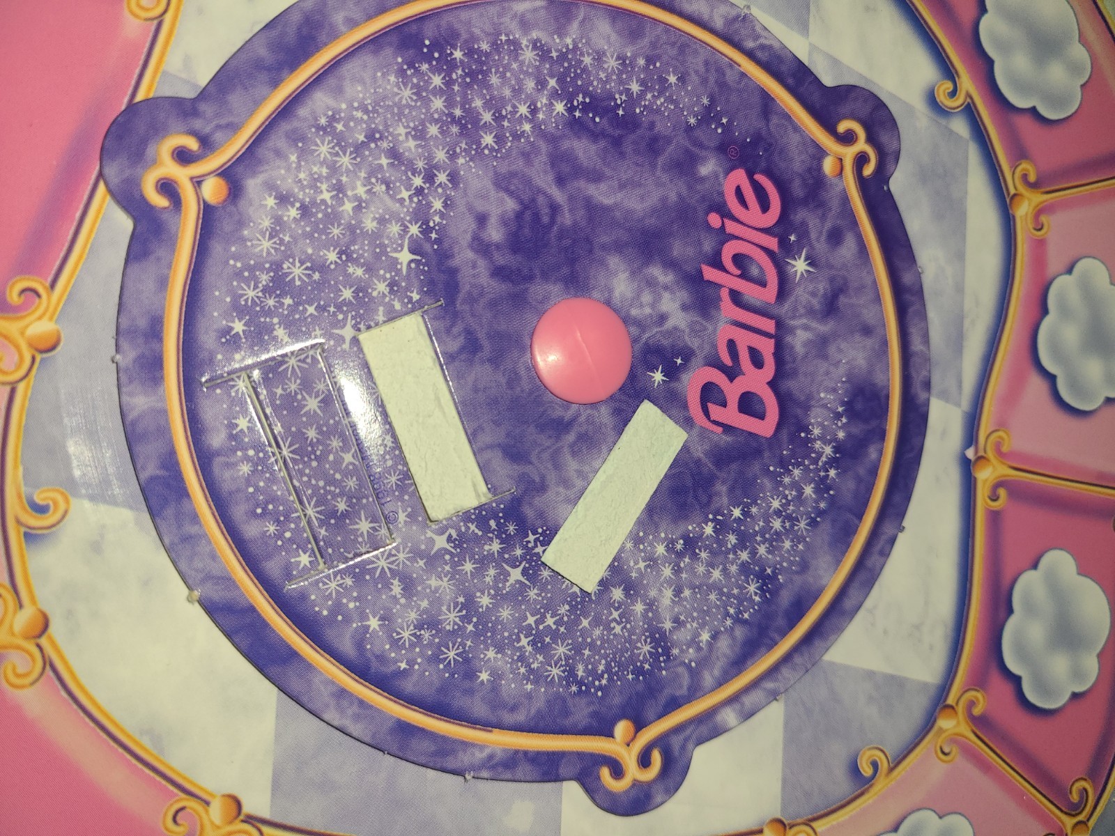 Barbie Enchanted Ball 3-D Board Game Mattel 1998 Dates Dreams Dances Complete