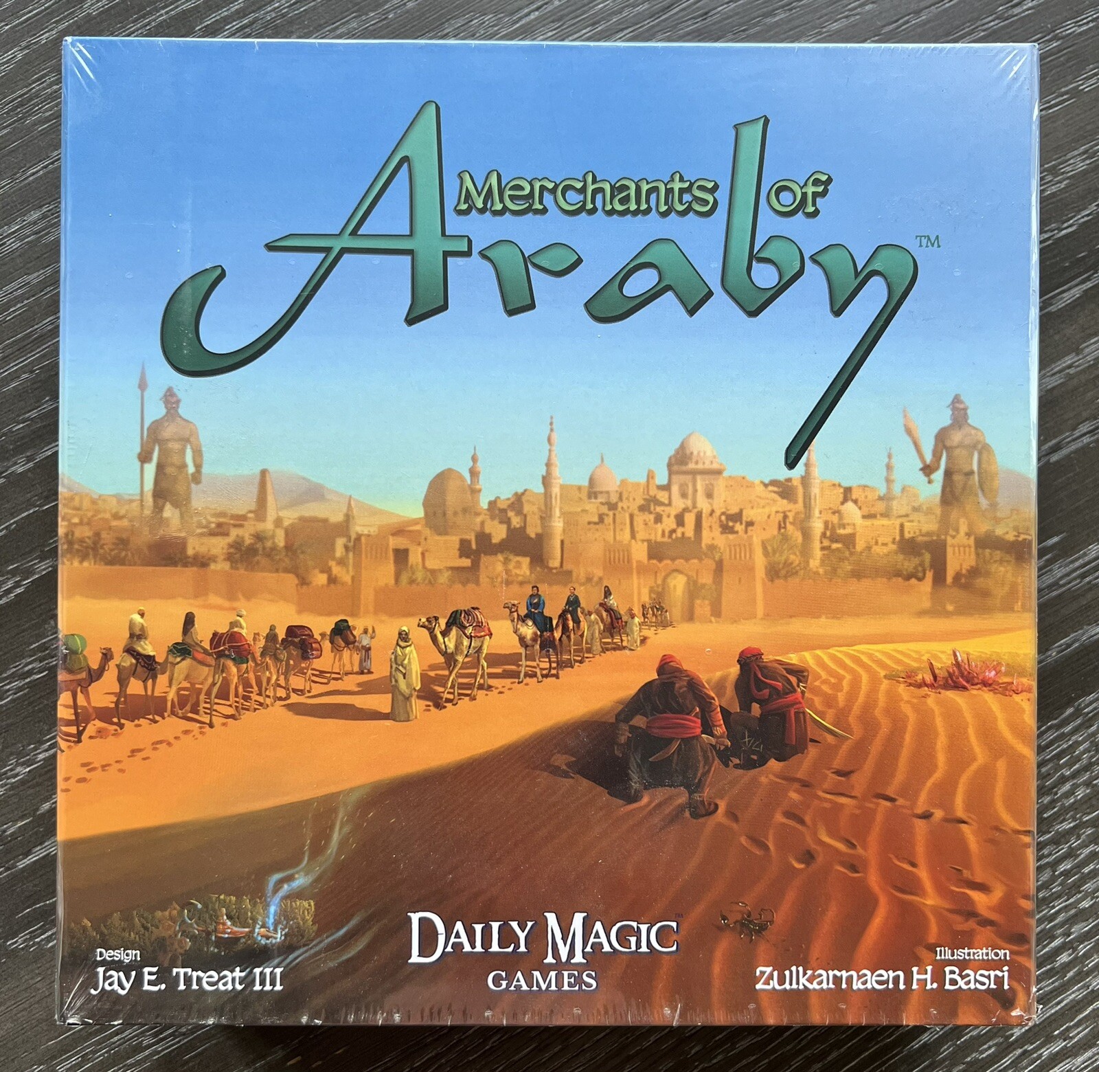 Merchants of Araby Board Game by Jay E Treat III, 2016 Daily Magic Games, New