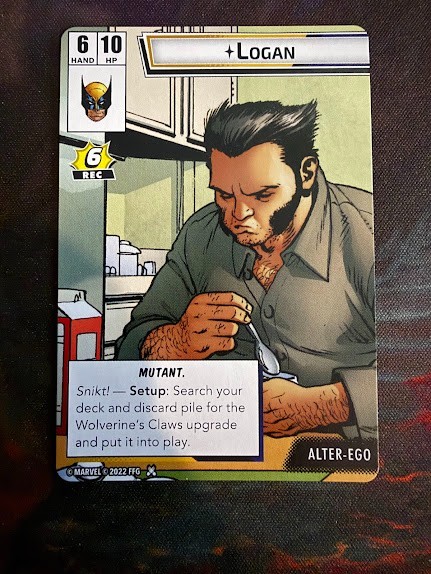 [Marvel Champions LCG] Wolverine(Alternate Art) – Mutant Genesis Promo Card – NM