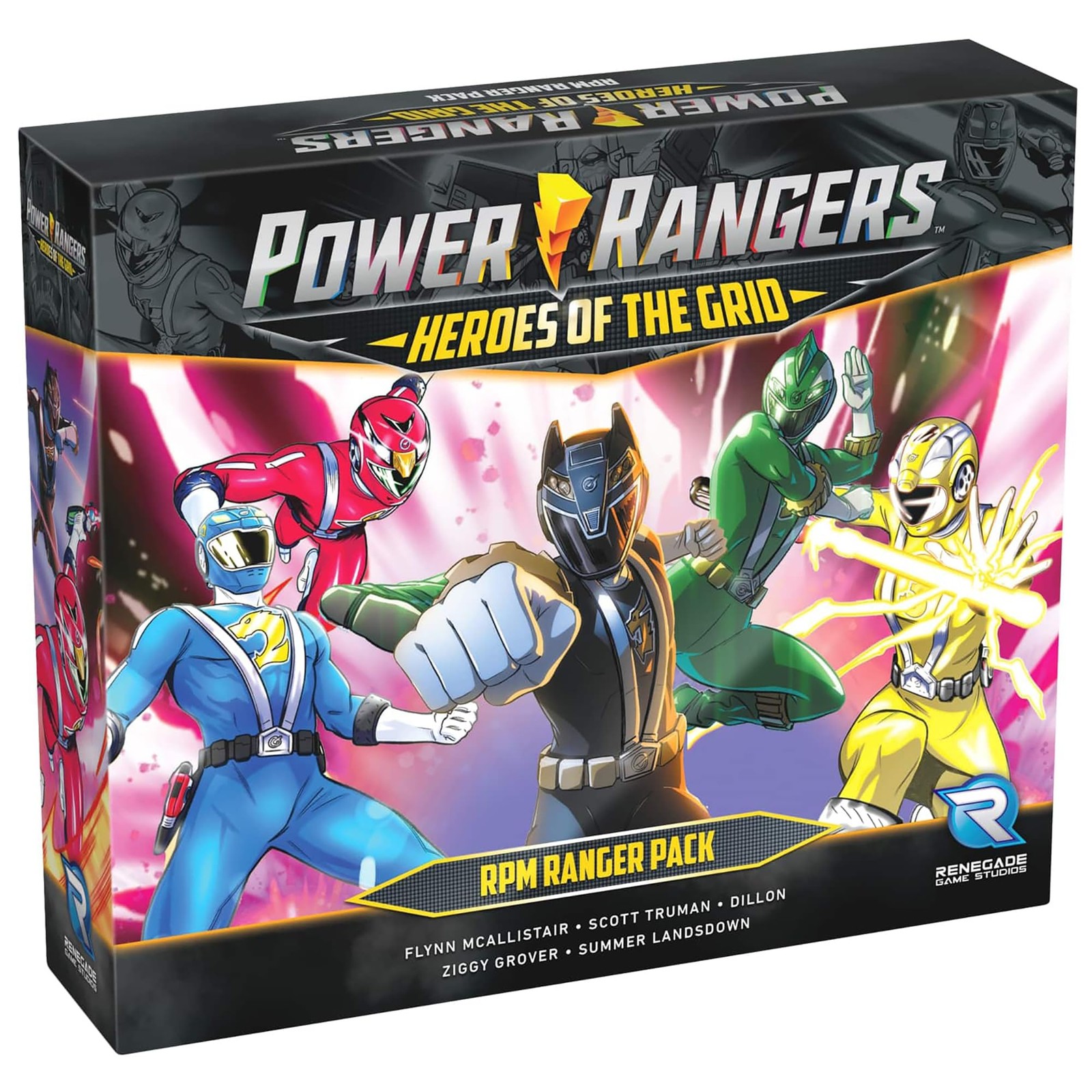 Power Rangers: Heroes of The Grid RPM Ranger Pack Expansion – Five Rangers, A…