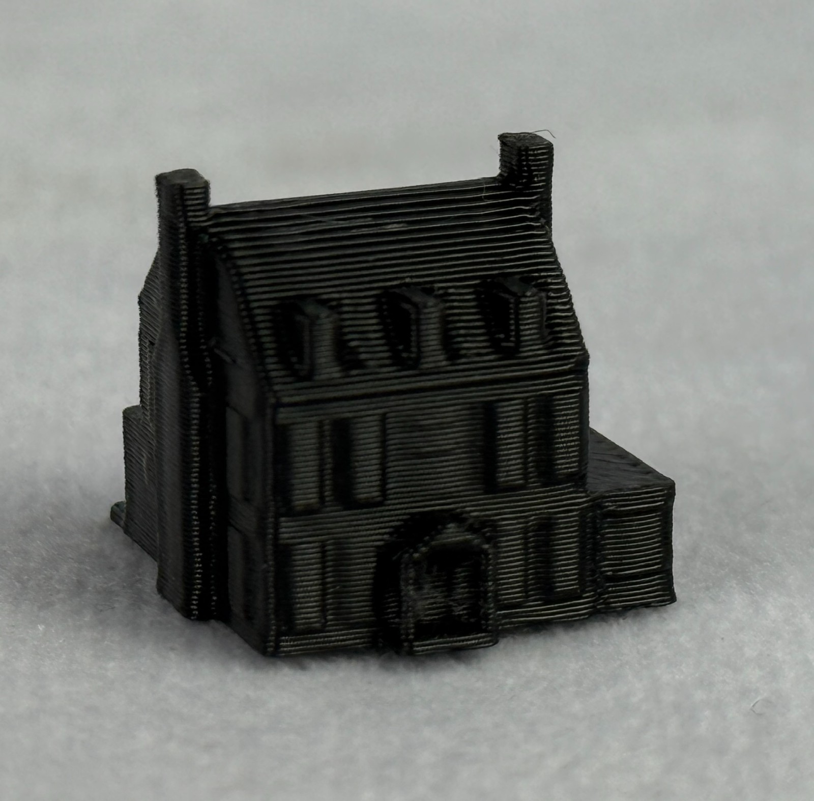Amityville Horror 1979 Movie House Monopoly Game Piece Black with Orange Windows